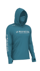 CAMISA DE PESCA MASCULINA X PROTECT 360 - AZUL PETROLEO - MAR NEGRO