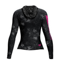 CAMISA DE PESCA FEMININA COM CAPUZ - BLACK - MAR NEGRO