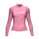 CAMISA DE PESCA FEMININA COM CAPUZ - PINK - MAR NEGRO
