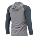 CAMISA DE PESCA COM CAPUZ POLIAMIDA - PRATA - PRESA VIVA