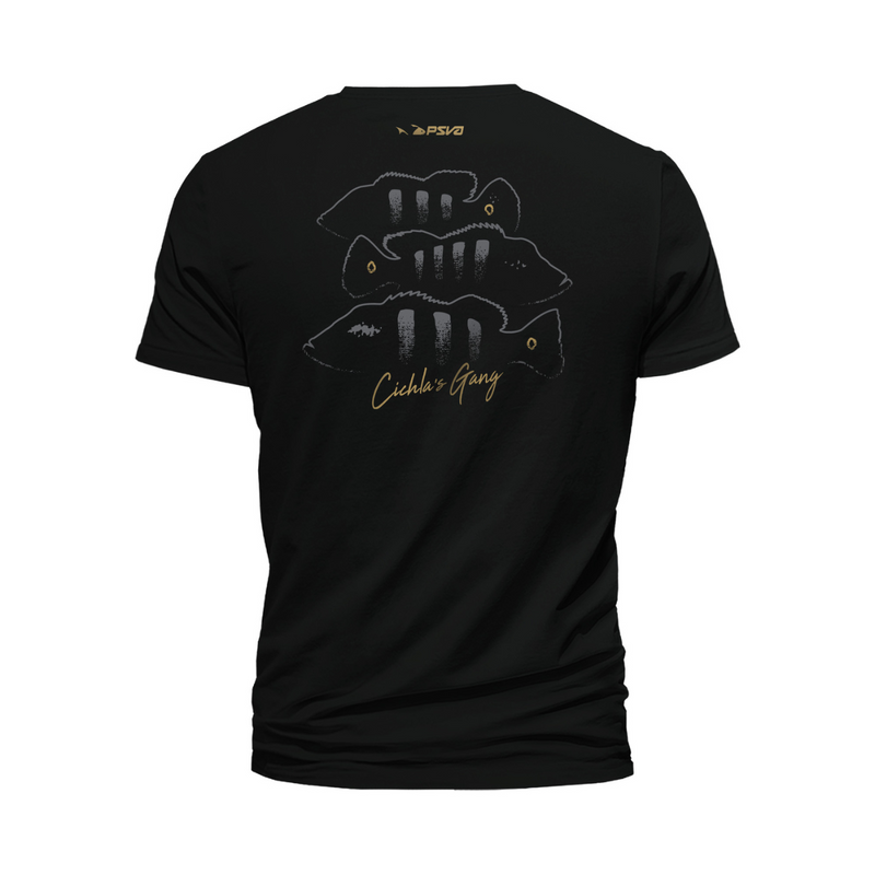 CAMISETA DE PESCA CASUAL LINE - CICHLA GANG - PRESA VIVA
