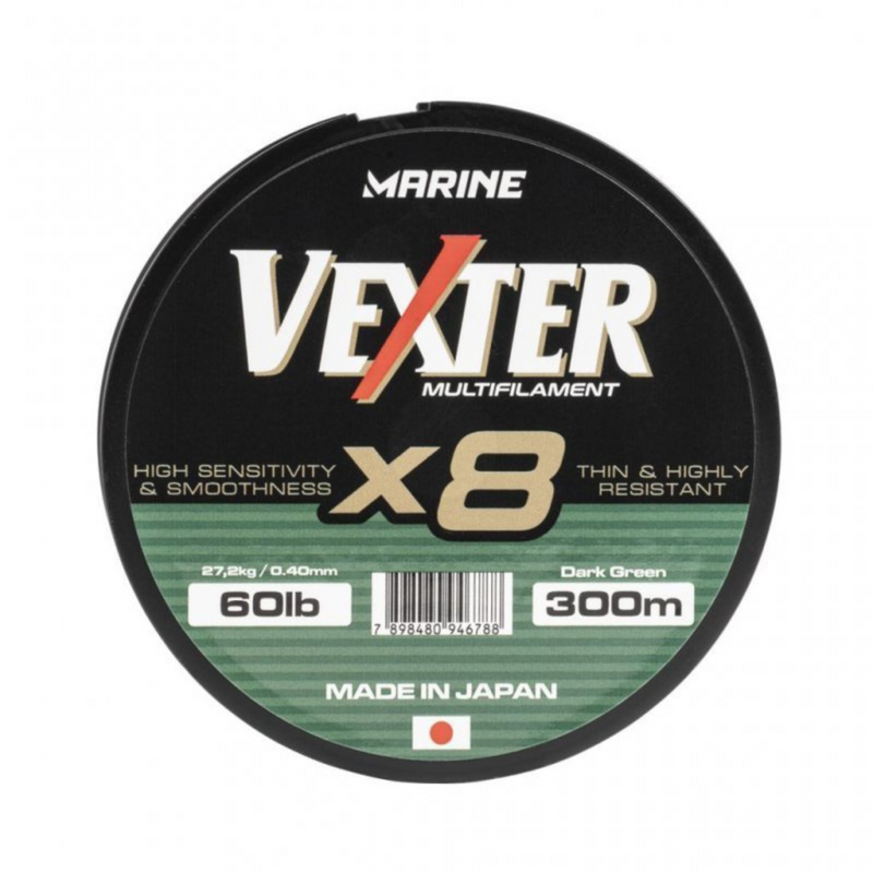 LINHA MULTIFILAMENTO - VEXTER X8 - MARINE