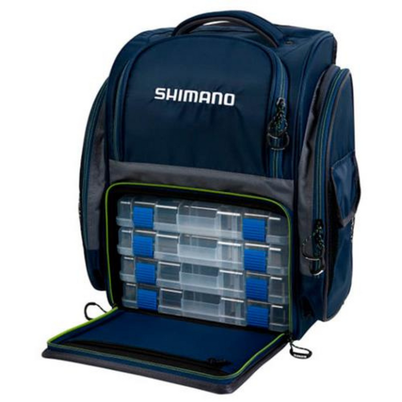 MOCHILA DE PESCA BACK PACK Xl - COM 4 ESTOJOS - SHIMANO