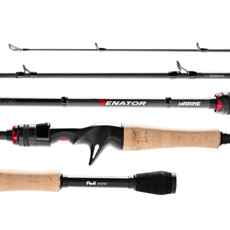 VARA PARA CARRETILHA - VENATOR - 1,73M - 12-17LB - 2 PARTES - MARINE