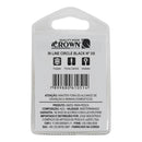 ANZOL IN LINE CIRCLE BLACK 3/0 - CROWN