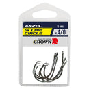ANZOL IN LINE CIRCLE BLACK 4/0 - CROWN