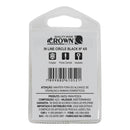 ANZOL IN LINE CIRCLE BLACK 4/0 - CROWN