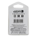 ANZOL IN LINE CIRCLE BLACK 7/0 - CROWN