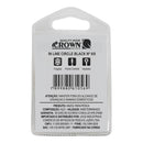 ANZOL IN LINE CIRCLE BLACK 8/0 - CROWN