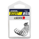 ANZOL OFFESET EWG LASTREADO 2/0 - CROWN