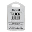 ANZOL SUPER CAT FISH BLACK 1/0 - CROWN