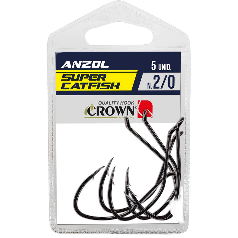 ANZOL SUPER CAT FISH BLACK 02 - CROWN