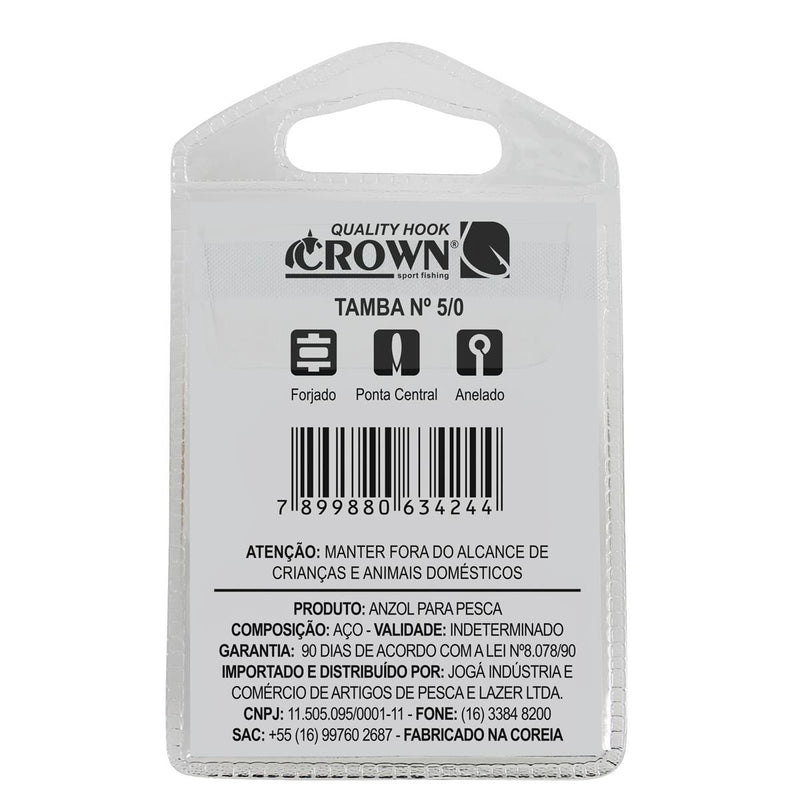 ANZOL TAMBA BLACK 5/0 - CROWN
