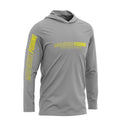 CAMISA DE PESCA COM CAPUZ - CINZA CLARO - MAR NEGRO