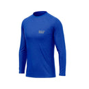 CAMISA DE PESCA LISA - AZUL BIC - MAR NEGRO