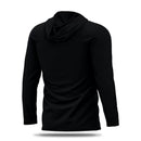 CAMISA DE PESCA COM CAPUZ - PRETO - PRESA VIVA