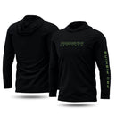 CAMISA DE PESCA COM CAPUZ - PRETO - PRESA VIVA