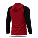 CAMISA DE PESCA COM CAPUZ - VERMELHA - PRESA VIVA