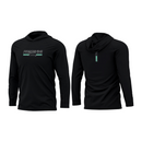 CAMISA DE PESCA MASCULINA POLIAMIDA COM CAPUZ - PSVA PRETO - PRESA VIVA