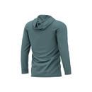 CAMISA DE PESCA MASCULINA POLIAMIDA COM CAPUZ - PETROLEO - PRESA VIVA