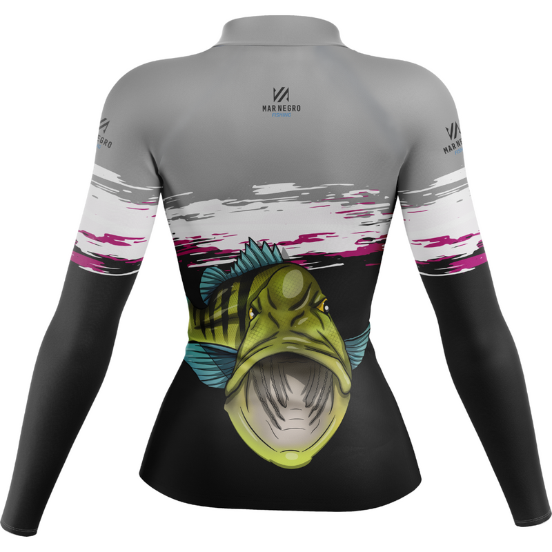 CAMISA DE PESCA FEMININA - TUCUNARE AZUL 1 - MAR NEGRO