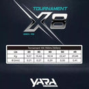LINHA MULTIFILAMENTO TOURNAMENT X8 150M - YARA